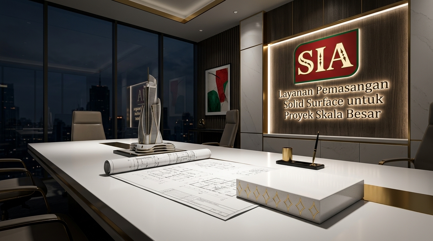 Layanan Pemasangan Solid Surface untuk Proyek Skala Besar