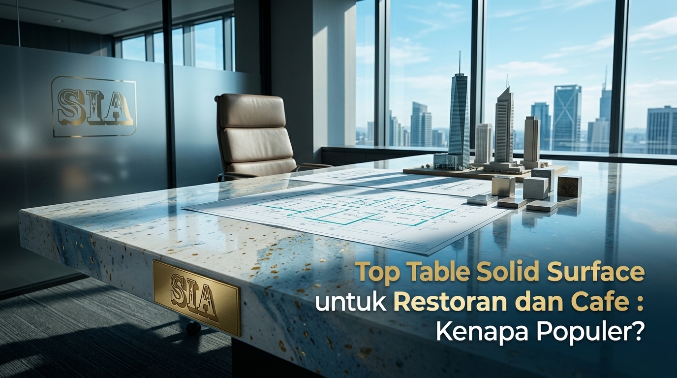 top table solid surface Gambar 1