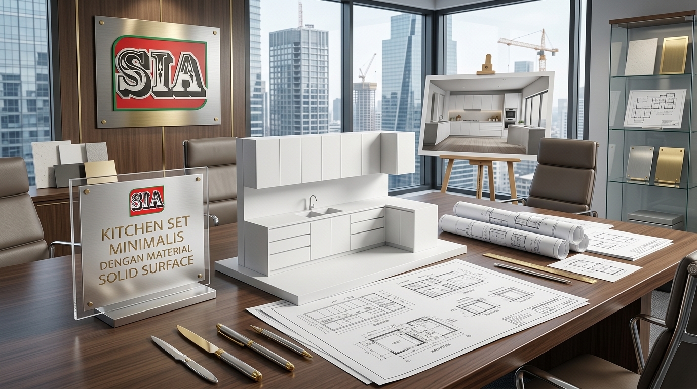 kitchen set solid surface Gambar 1