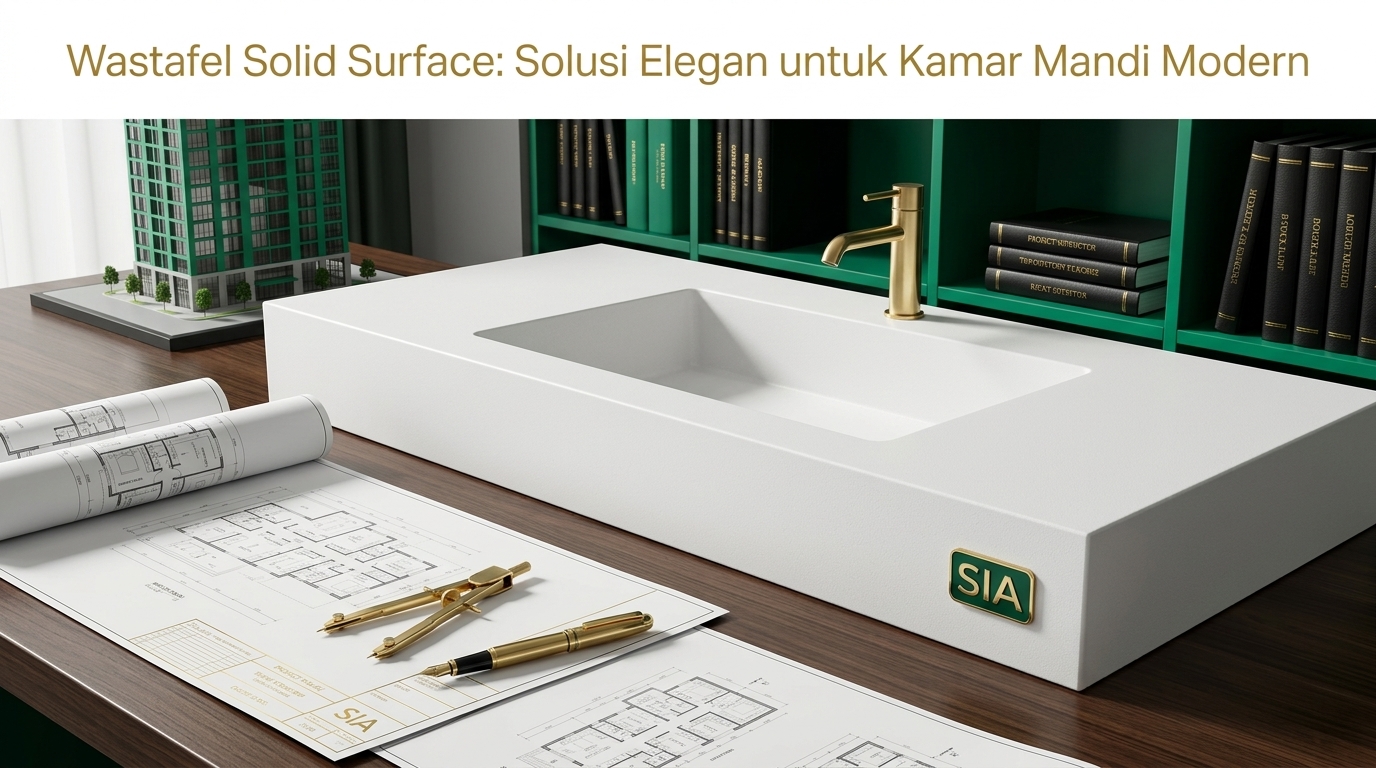wastafel solid surface Gambar 2
