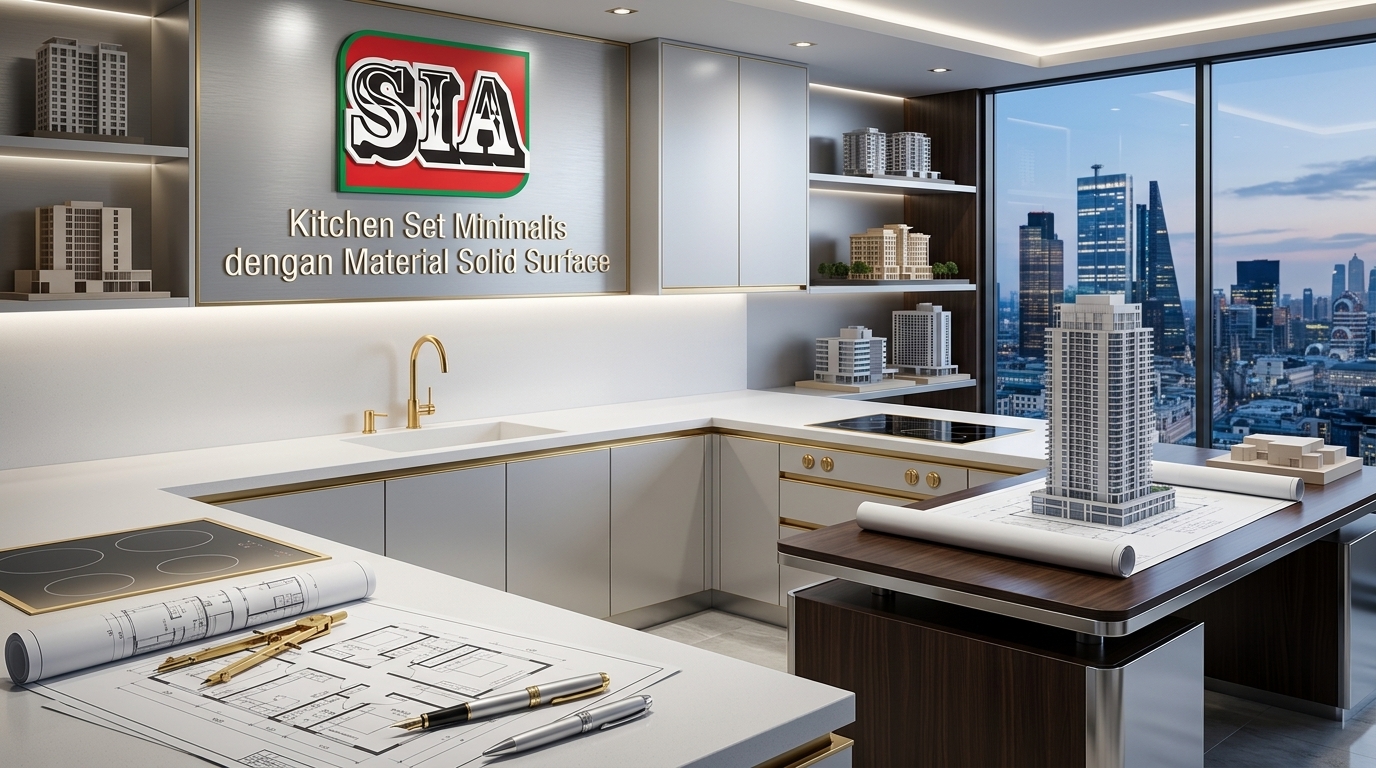 kitchen set solid surface Gambar 2