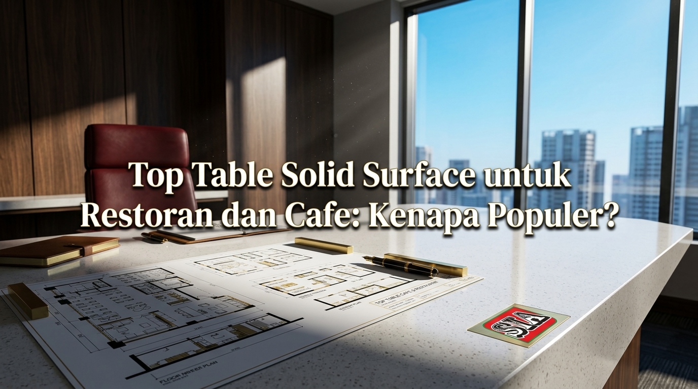 top table solid surface Gambar 3