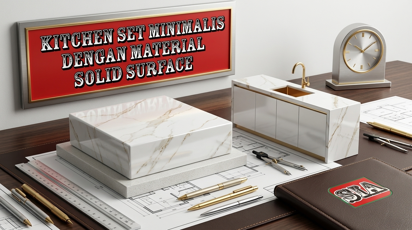 kitchen set solid surface Gambar 3