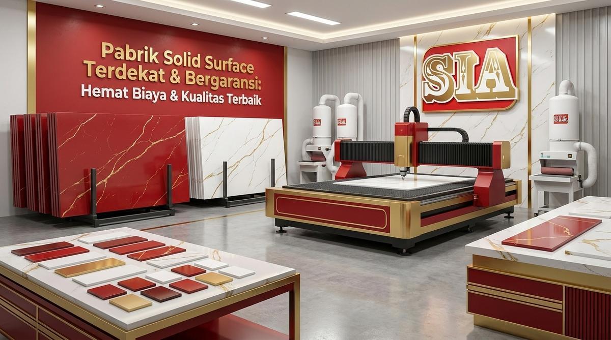 Pabrik Solid Surface Terdekat & Bergaransi: Hemat Biaya & Kualitas Terbaik