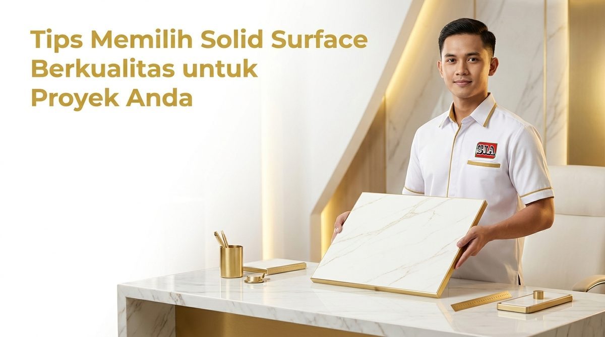Tips Memilih Solid Surface Berkualitas untuk Proyek Anda