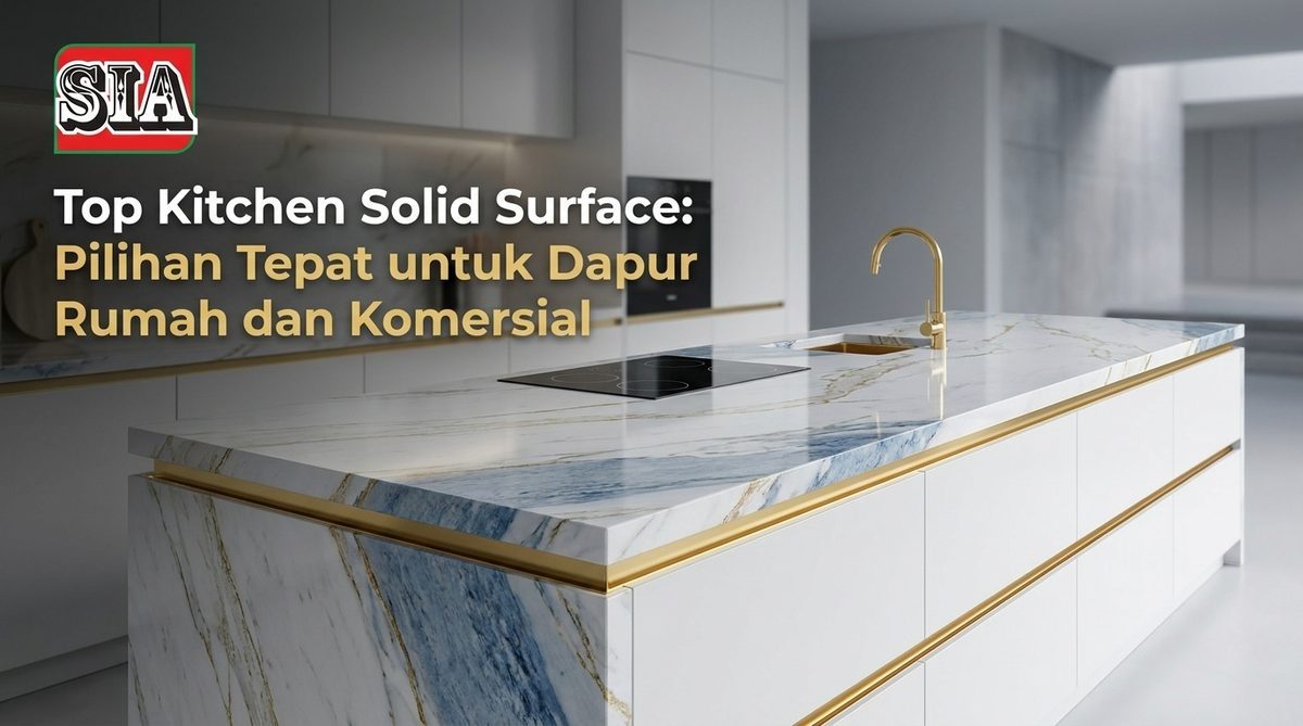 Top Kitchen Solid Surface: Pilihan Tepat untuk Dapur Rumah dan Komersial