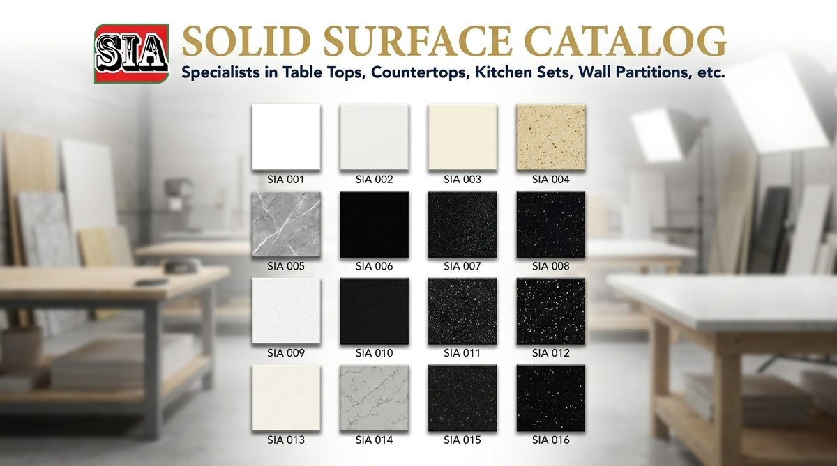 Katalog solid surface PT Sinergi Internusa Abadi