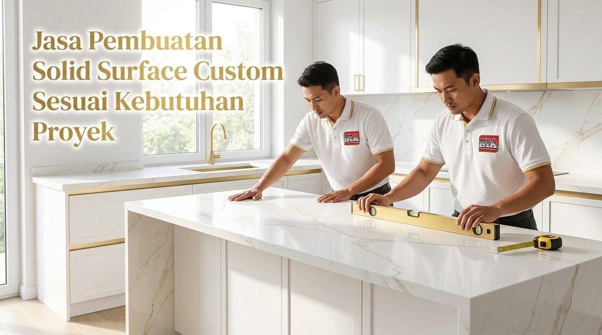 Jasa Pembuatan Solid Surface Custom Sesuai Kebutuhan Proyek
