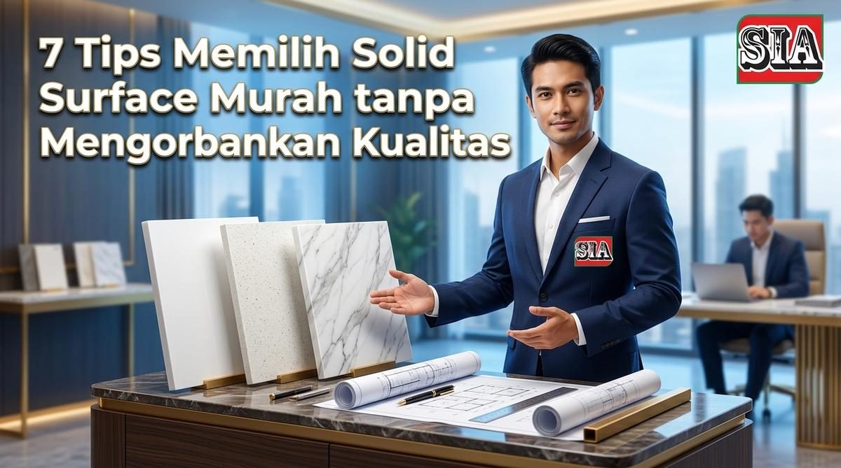 7 Tips Memilih Solid Surface Murah tanpa Mengorbankan Kualitas