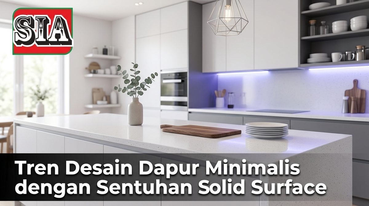 Tren Desain Dapur Minimalis dengan Sentuhan Solid Surface