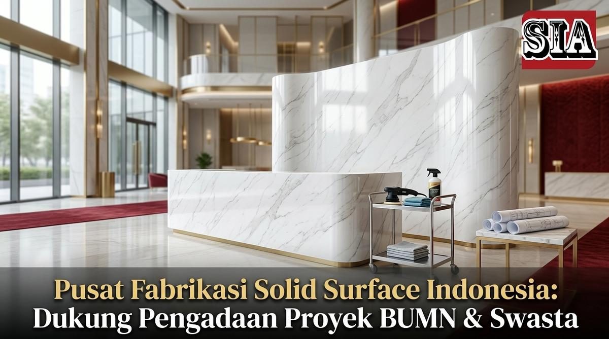 Pusat Fabrikasi Solid Surface Indonesia: Dukung Pengadaan Proyek BUMN & Swasta