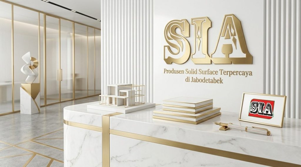 Fabrikasi Meja Dapur oleh Produsen Solid Surface Jabodetabek