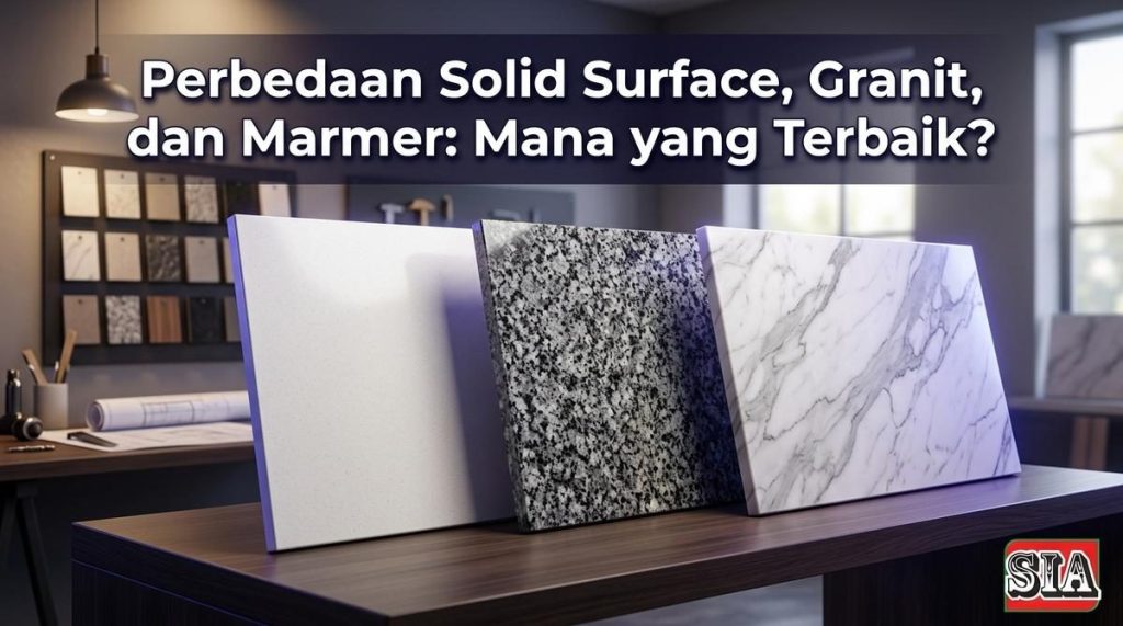 perbedaan solid surface dan granit Gambar 1