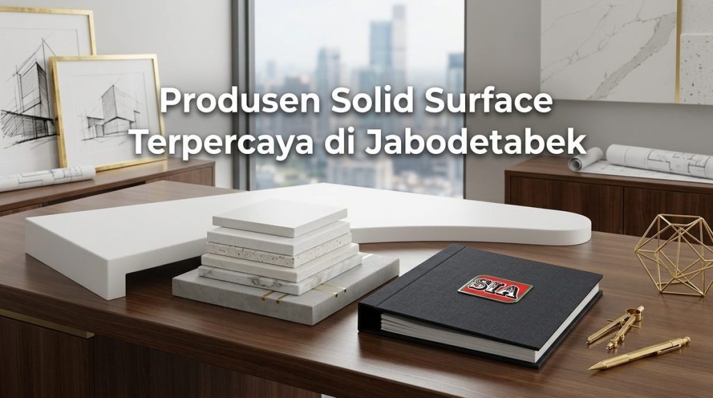 Pengerjaan Custom Countertop Bersama Produsen Solid Surface Berpengalaman