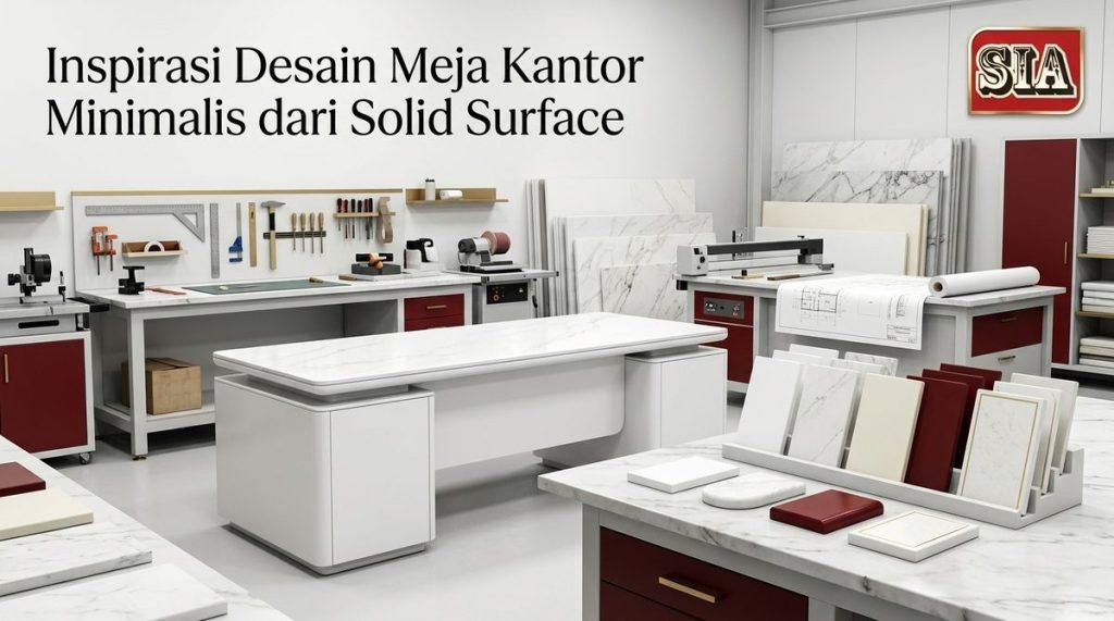 desain meja kerja kantor minimalis Gambar 2