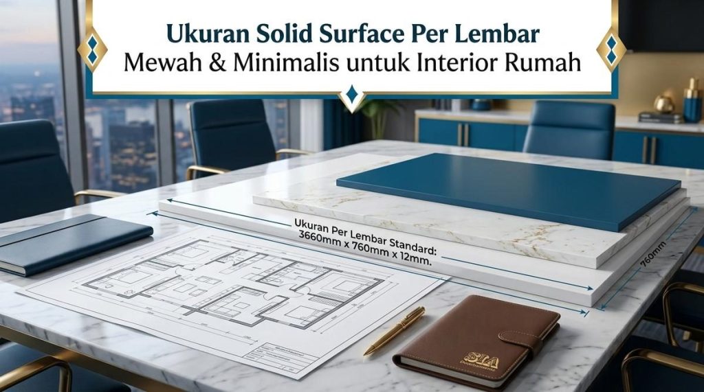ukuran solid surface per lembar Gambar 3