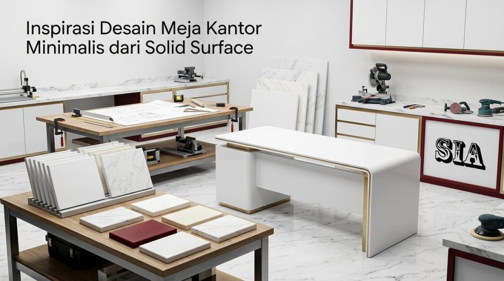 desain meja kerja kantor minimalis Gambar 3