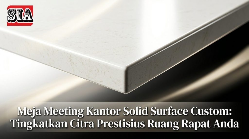meja meeting solid surface Gambar 3