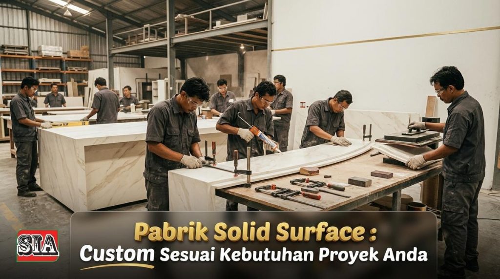 Pabrik Solid Surface Gambar 1