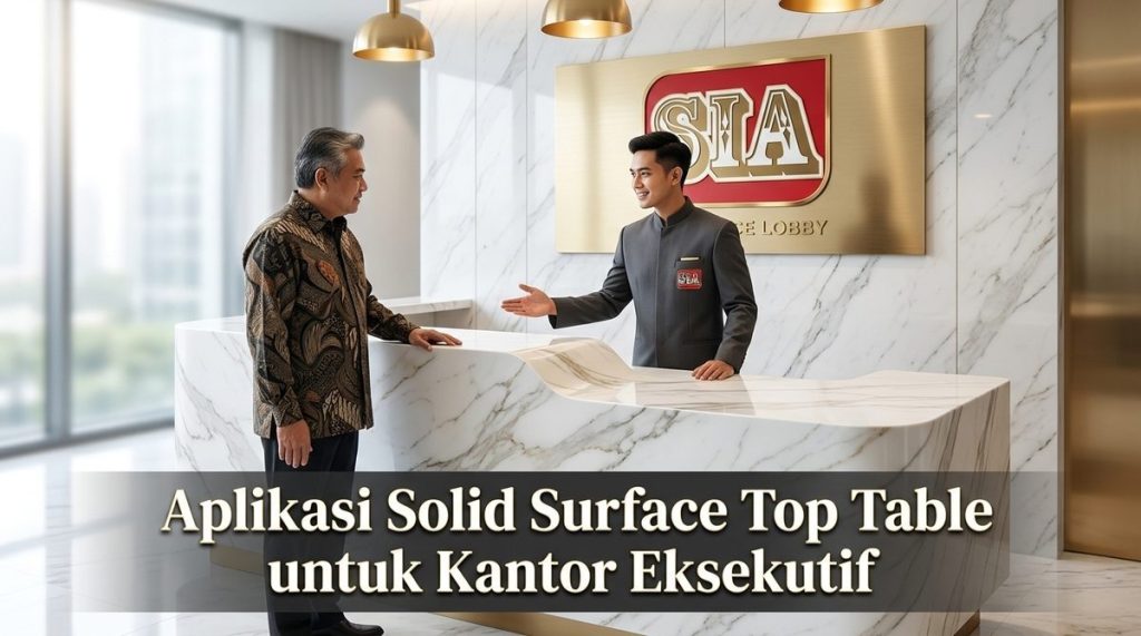 solid surface top table Gambar 2