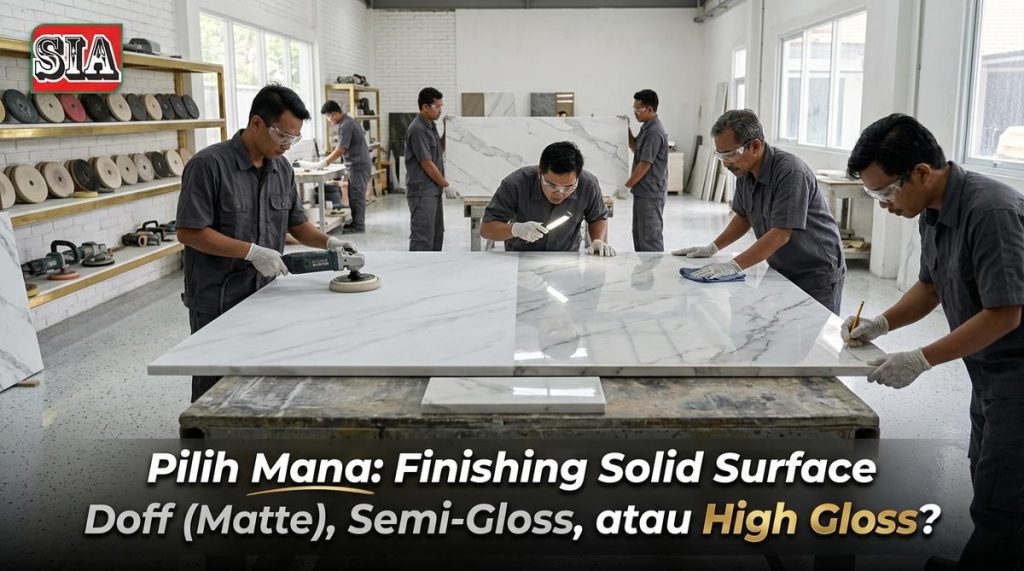 finishing solid surface Gambar 2